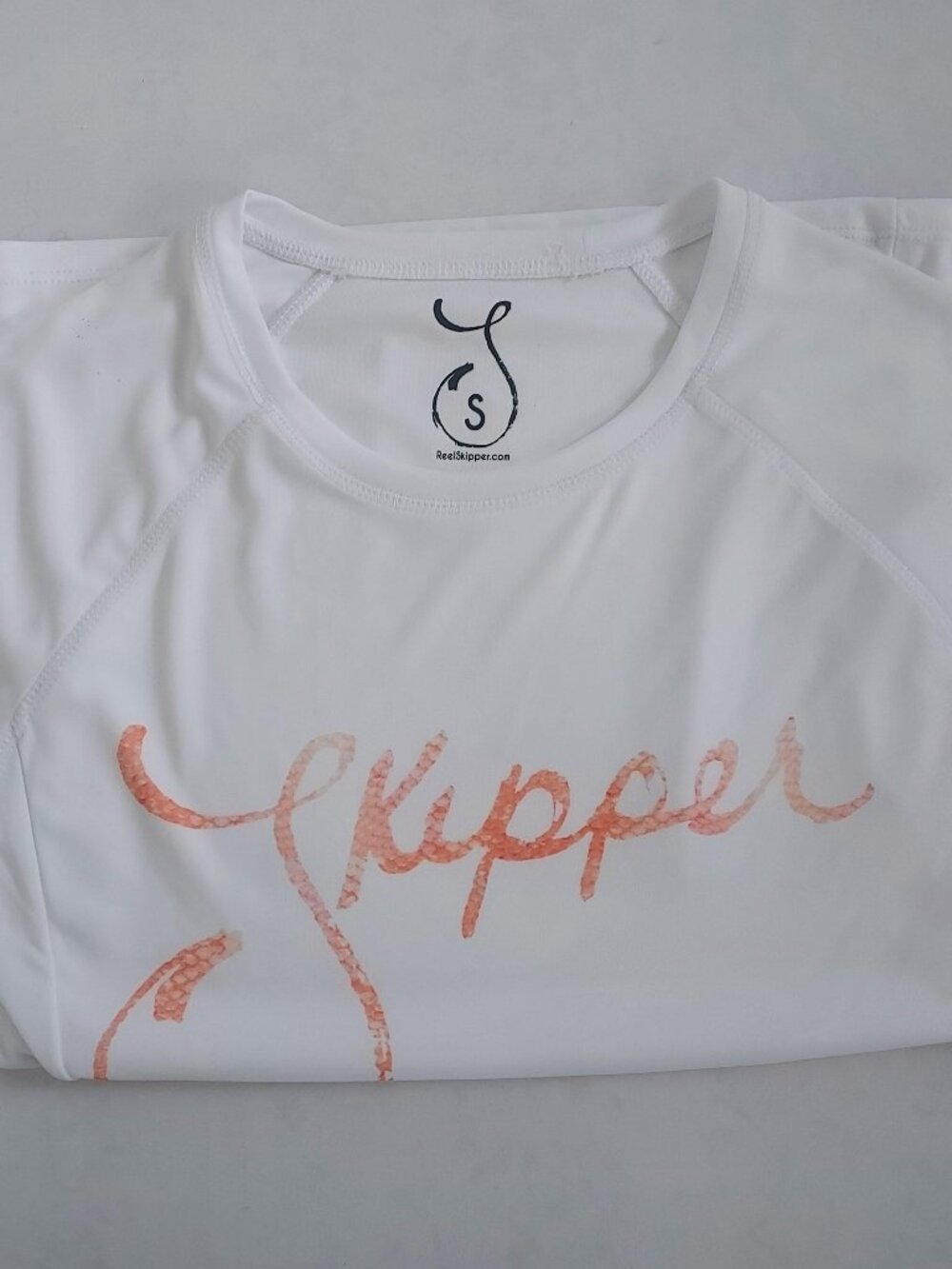 Reel Skipper White Long Sleeve Performance Sun Shirt Size S NWOT - Picture 3 of 8